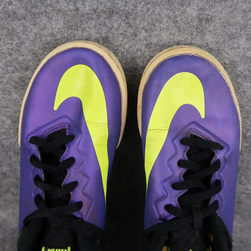 Nike Shoes Kids 5.5 Indoor Soccer HypervenomX Pro 1C Sport Athletic Purple Black
